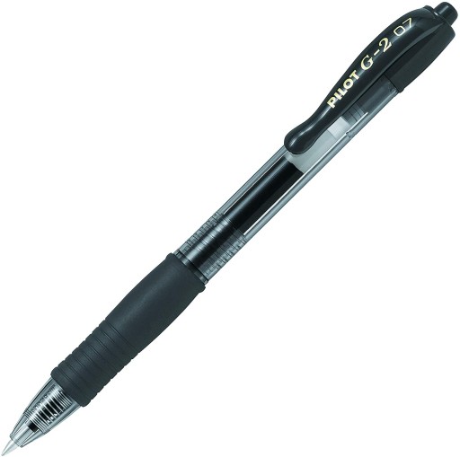 GÉLOVÉ PERO PILOT G2 ČIERNA 0,7 MM AUTOMATICKÉ PERO