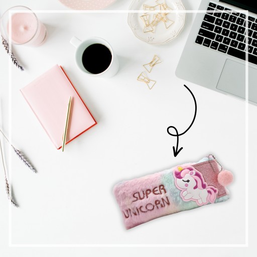 Puzdro na ceruzku Puzdro Zásobník Super Unicorn Tools 3 priehradky