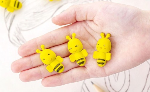 BEE guma, 2 ks, včelie včielky