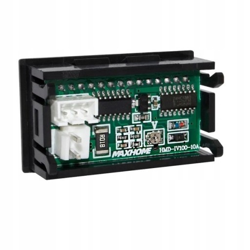 VOLTMETER AMPERMETER PANELOVÝ MODUL 2v1 AMPÉR NAPÄŤETROV 100V 10A