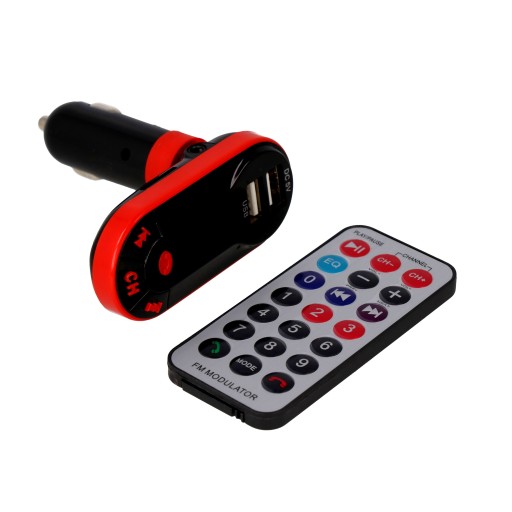 FM BLUETOOTH VYSIELAČ 2xUSB MP3 SD NABÍJAČKA