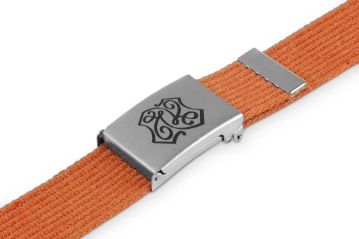 Kožený remienok, oranžová