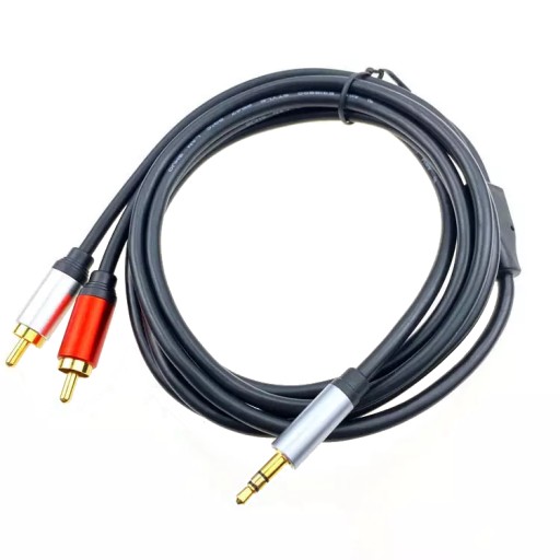 AUX KÁBEL MINI JACK 3,5mm 2x RCA CINCH STEREO 3m