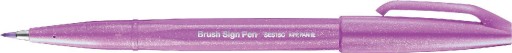 PENTEL Brush Sign Pen SES15 fialové popisovacie pero