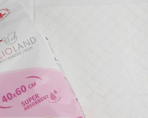 Hygienické vložky 40x60 BOCIOLAND savé jednorazové podložky x10 BOC0150