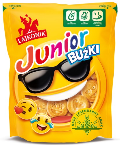 Lajkonik Junior Smajlíky 90g