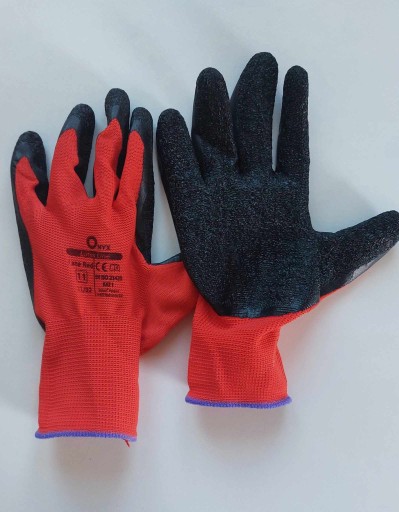 Rukavice Onyx Red Late veľkosť 8/M - 12 párov