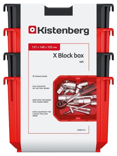 KISTENBERG Sada 4 dielenských pohárov KXBS1614