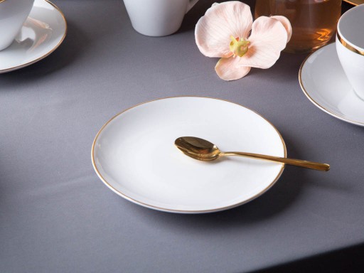 Porcelánový dezertný tanier MariaPaula Moderna Gold, 16,5 cm
