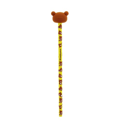 Ceruzka MEDVEĎ RILAKKUMA s 3D silikónovou figúrkou - HB
