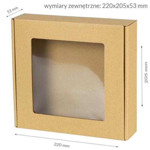 Malý EKO box 20x20x5cm ZA DARČEK set