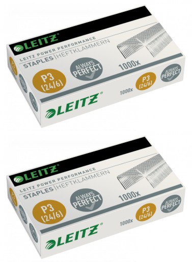 Leitz Power Performance 24/6 sponiek 1000ks x2