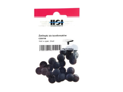 Zátky do komfirmatov, čierna 741200e