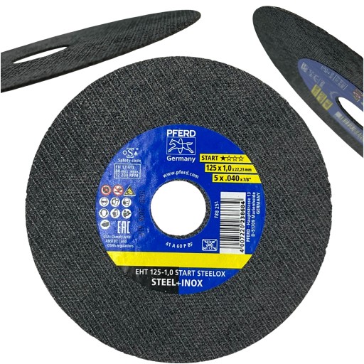 PFERD KOVOVÝ REZNÝ KOTOUČ OCEL 125x1,0 INOX START 1 ks