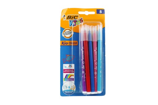 Zmývateľné farebné fixky BIC Kids