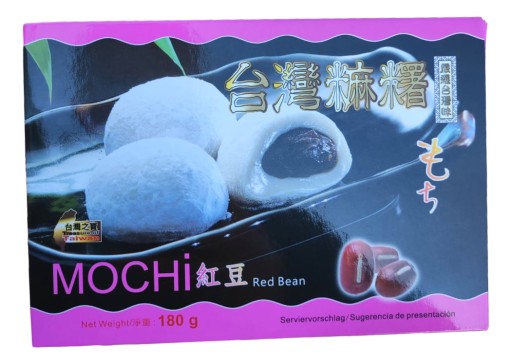 Mochi ryžové sušienky guličky Červená fazuľa Ázijská pochúťka 180g Avon