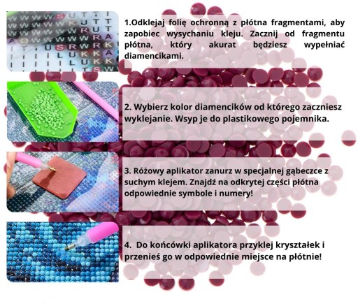 DIAMANTOVÁ VÝŠIVKA Diamantová maľba Diamantová mozaika pre deti Set HORY