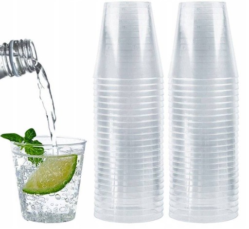 Poháre na vodku 40 ml A'40 plastové poháre