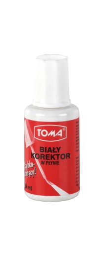 TOMA Tekutý korektor v tube so štetcom EFEKTÍVNE!