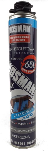 Montážna pena Bosman 750 ml 45-pištolová nízkotlaková pena