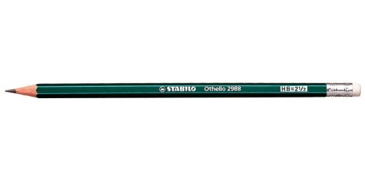 Stabilo Othello 2988 HB ceruzka s gumou zelená x 6 KS