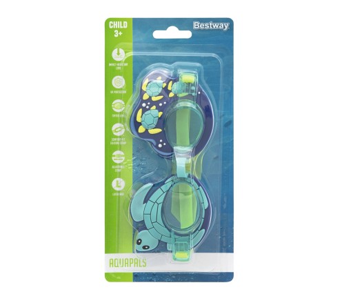 Plavecké okuliare Bestway 21080 AquaPals Turtle