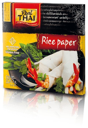 Guľatý ryžový papier 22cm 100g Real Thai