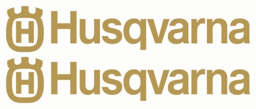 Nálepky HUSQVARNA 25cm 2ks ZLAT