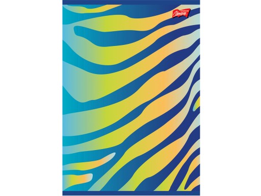 Zápisník A5, 60 listov, mriežka RAINBOW 0309