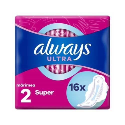 ALWAYS Ultra hygienické vložky - 16 kusov