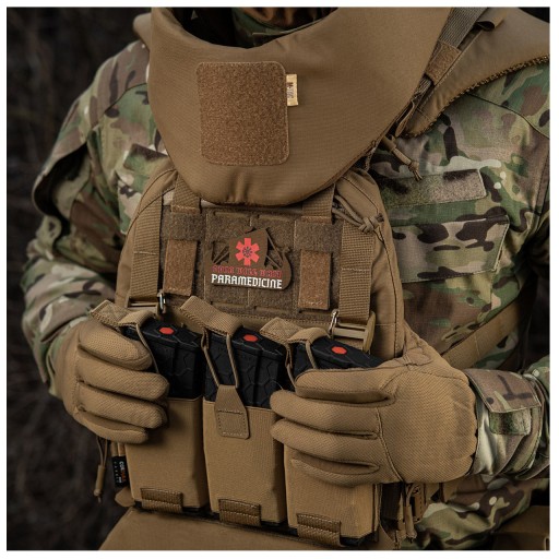 Nášivka na suchý zips VIKING EVAC M-TAC DRAKKAR SHIP PARAMEDYK MORALE COYOTE