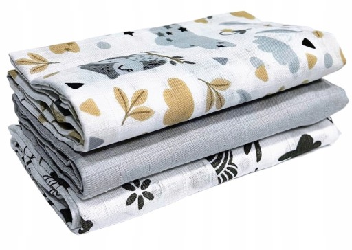 PLIENKY PREMIUM MUSLÍN 3 KS 70x75cm