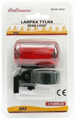 ZADNÉ SVETLO NA BICYKEL - 5 LED - PRE SEDADLO