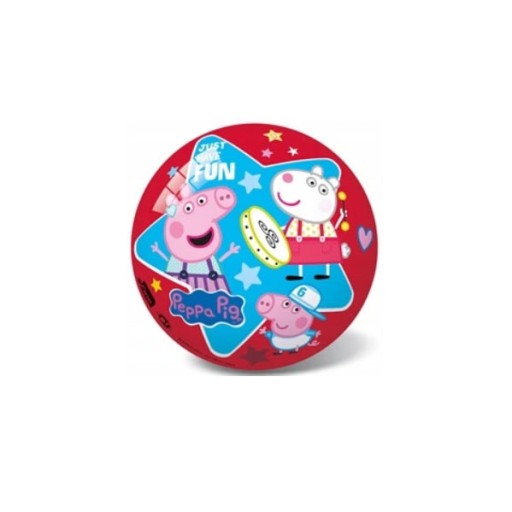 GUMOVÁ LOPTA PEPPA PIG VEĽKÁ LICENCIA 23CM