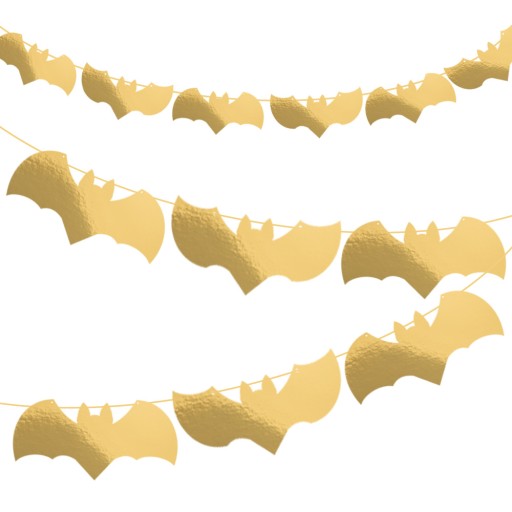 Girlanda Halloween dekorácie Banner Bats