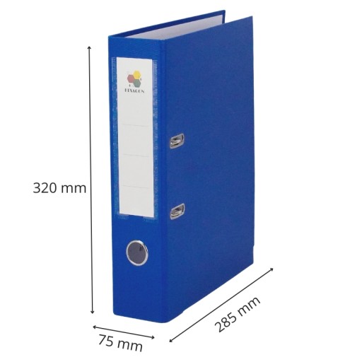 VIAZAČ A4 75mm PÁČKA S MODRÝM KOVANÍM
