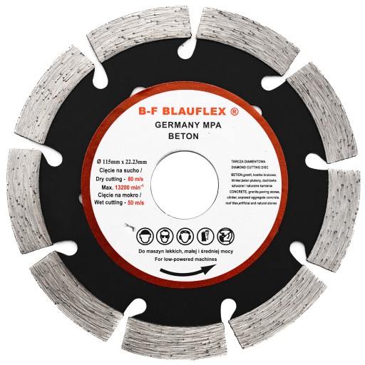 Betónový kotúč 115x22,23 segmentovaný diamant
