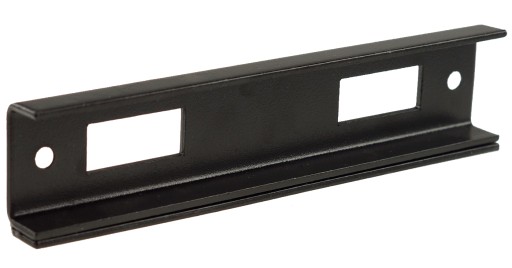 HÁK BRÁNY 186mm SIGNÁLOVÝ ODOLNÝ ZARÁŽKA ČIERNY POZINK.