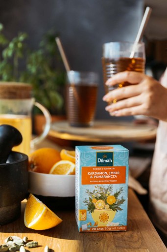 Rooibos Dilmah Kardamom, Zázvor, Pomaranč 20 tyčiniek