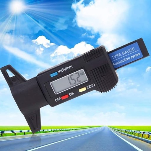 DIGITÁLNY LCD MERAČ HĹBKY A VÝŠKY BEZÉNU PNEUMATÍK
