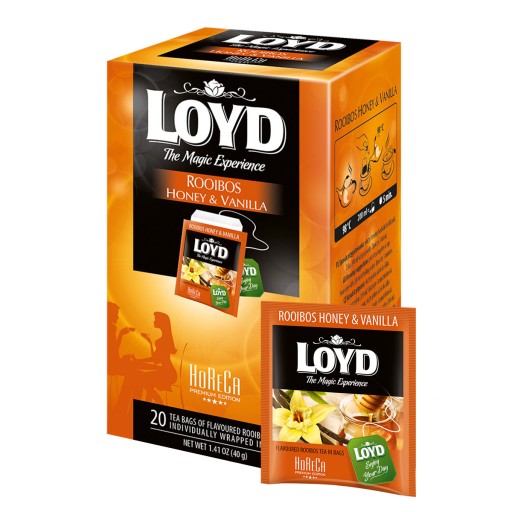 Horeca Express Čaj Rooibos Obálky Med Vanilka 20 ks LOYD