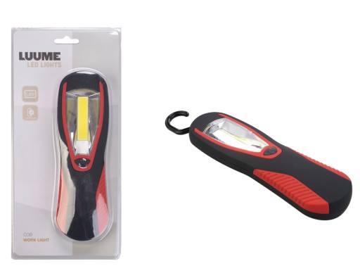 Luume červená pracovná lampa 150lm