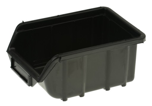 Nádoba Patrol Ecobox, malý čierny zásobník na skrutky