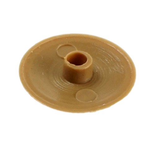 Svetlohnedá nábytková hmoždinka pre 15 mm excentr