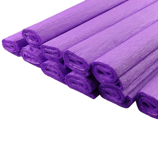 Krčený hodvábny papier lila lila svetlo fialová 10 ks.