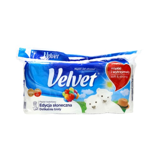Celulózový toaletný papier 3w biely Velvet (8)