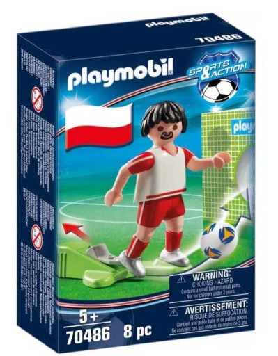 PLAYMOBIL 70486 národný futbalový hráč