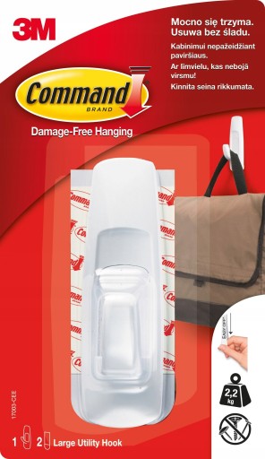 COMMAND 3M HÁK VEĽKÝ 1KS 2,2 Kg 17003