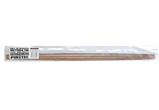 TIG oceľový zvárací drôt 2,0 mm x 0,5 m / 8 ks.