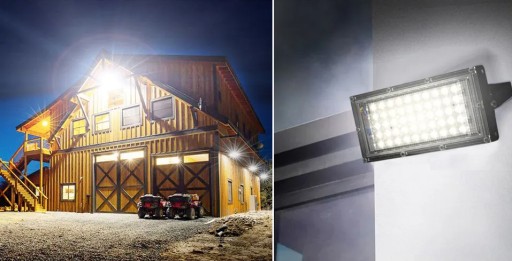 HALOGÉNOVÁ LED LAMPA 50W REFLEKTOR SVETLA 4500lm